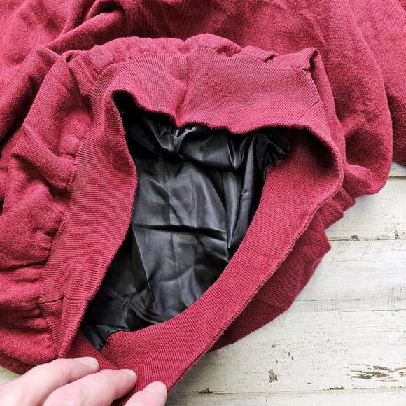 Ping solid red Men's LG Golf Windbreaker 1/4 Zip Pullover Jacket - Lined - Picture 3 of 6